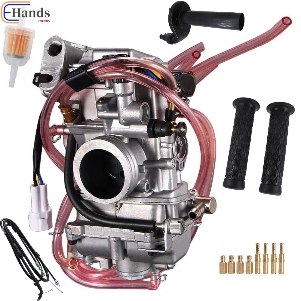 Carburetor & Throttle Cable & Twist Hand Grips for Yamaha WR250F YZ250F (2001–2013)
