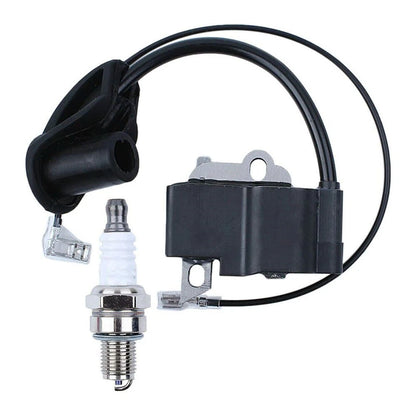 Set of 1 Ignition Coil & Spark Plug for FS90 FS90R FS100 KM90 (4180 400 1308)