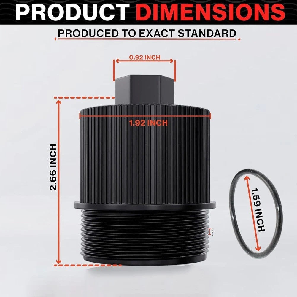 Pool Drain Adapter Cover Assembly with O Ring for Pentair Filter (190030)