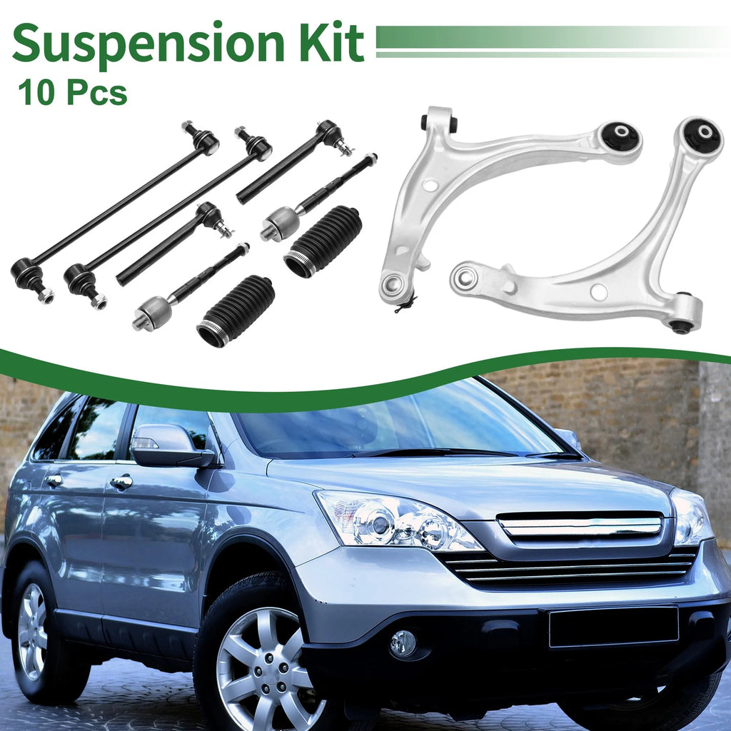 10pc Front Suspension Control Arm Kit for Honda Odyssey (2005–2010)