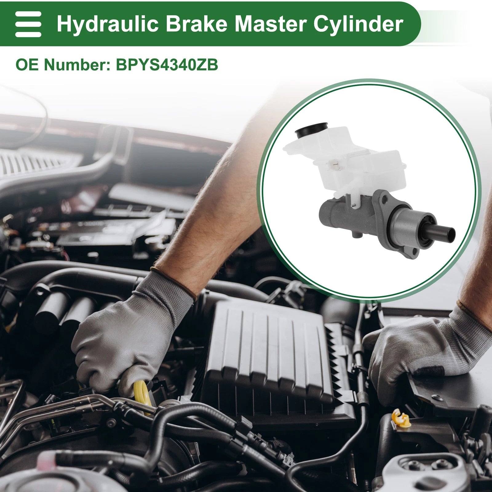 Brake Master Cylinder Reservoir Replacement for Mazda 3 (2004–2013)
