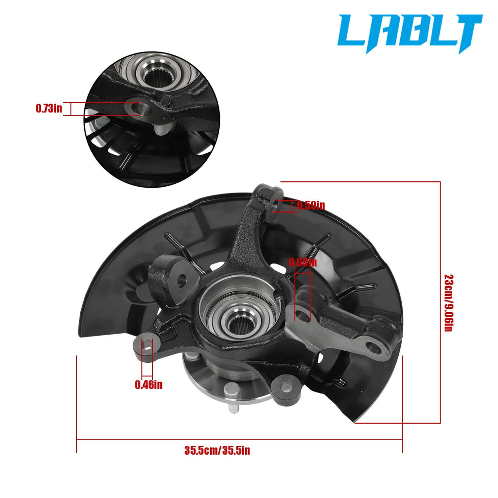 Front Left Wheel Hub Steering Knuckle for Toyota Camry (2012–2017) 698-383