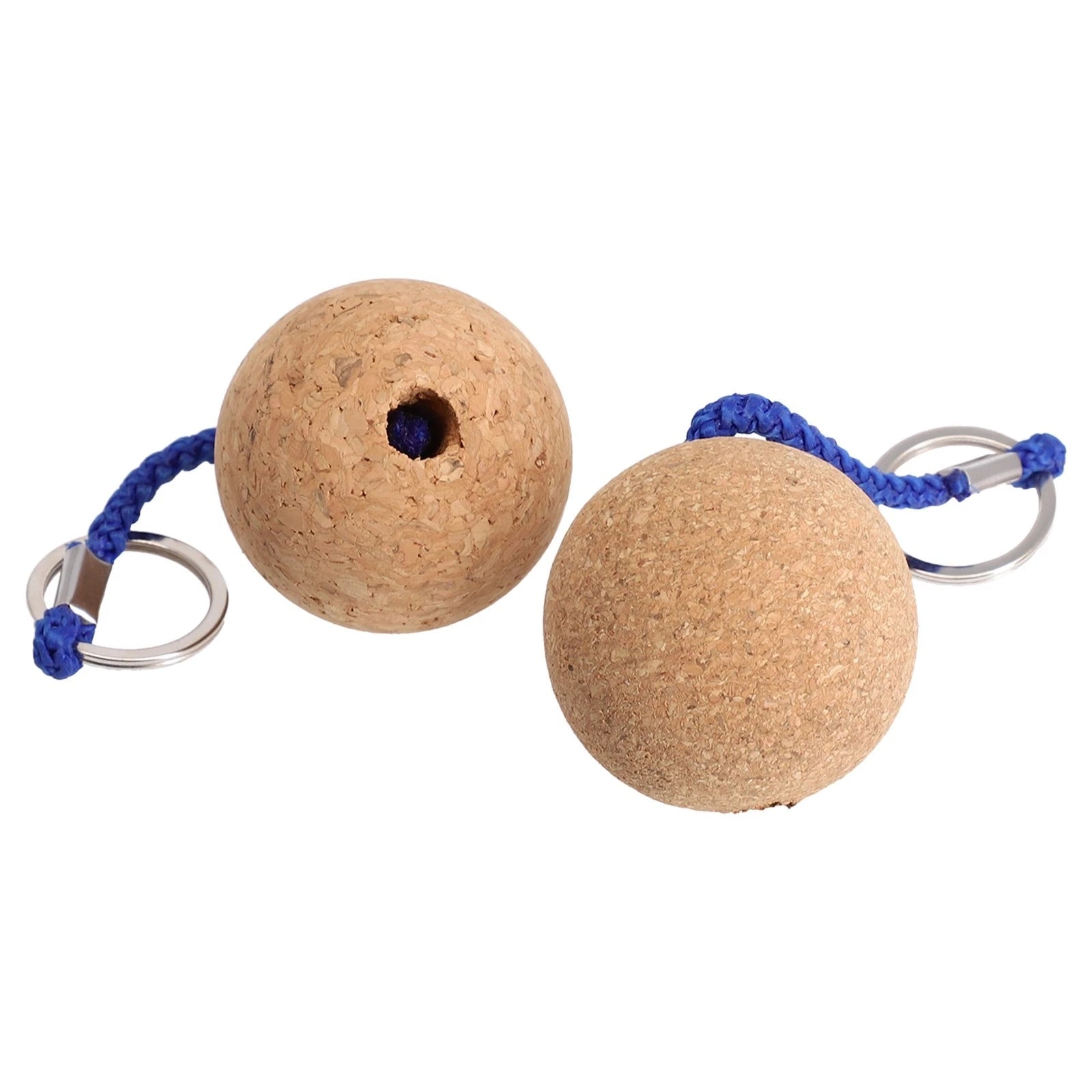 2X Cork Ball Key Ring for Kayak (Floating, 50mm)