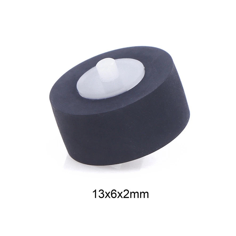 Rubber Pinch Roller Wheel 13x6x2mm Axial Type for Cassette Tape Playback