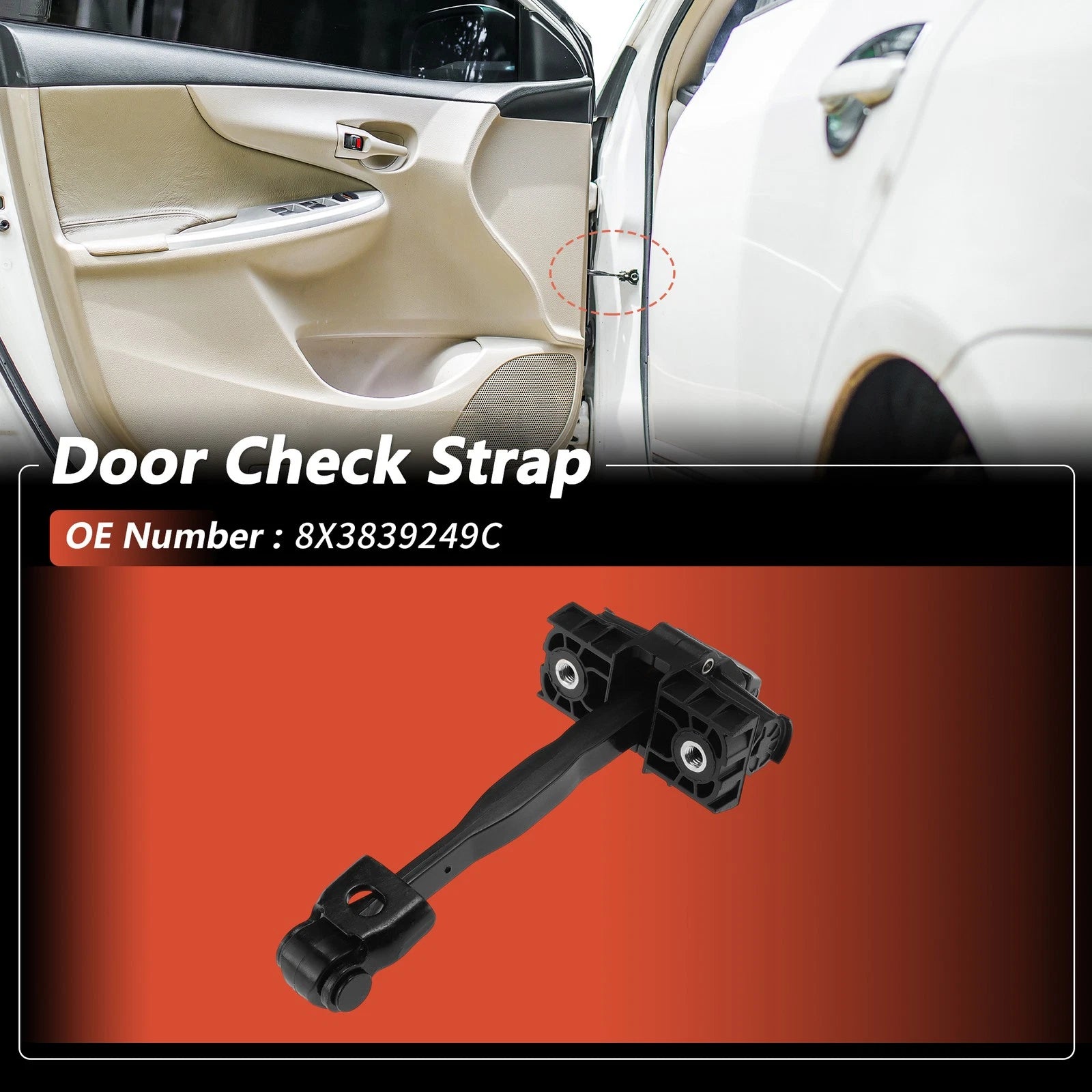 Rear Door Check Strap Replacement for Audi A1 (2010–2018)