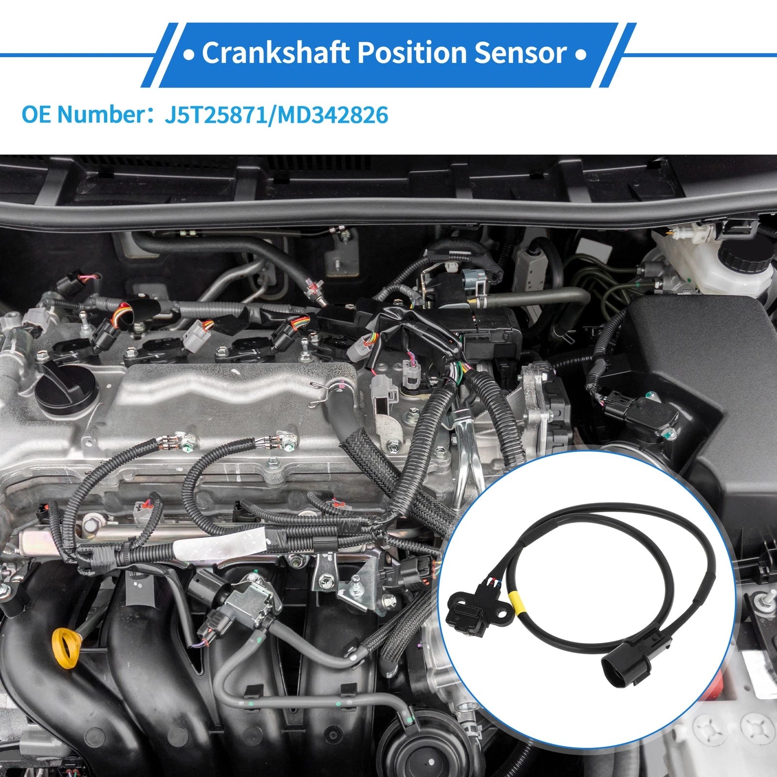 Crankshaft Position Sensor Replacement for Mitsubishi Pajero Shogun V60 (2000–2006)