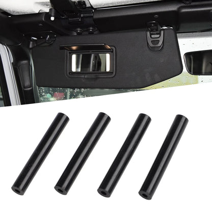 Sun Visor Replacement Tubes 4 Pack for Jeep For Wrangler For JK 2007-2017