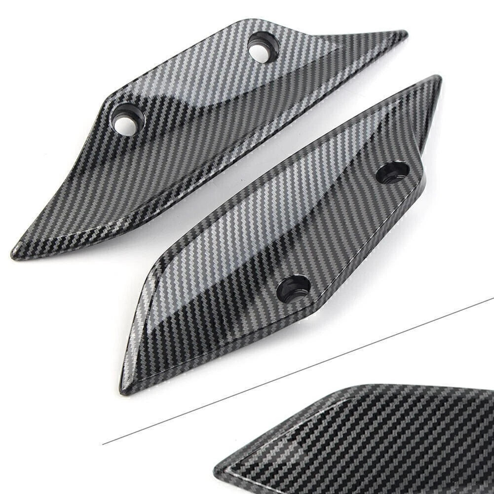 Carbon Fiber Look Front Side Spoiler Winglets for BMW S1000RR (2009–2014)