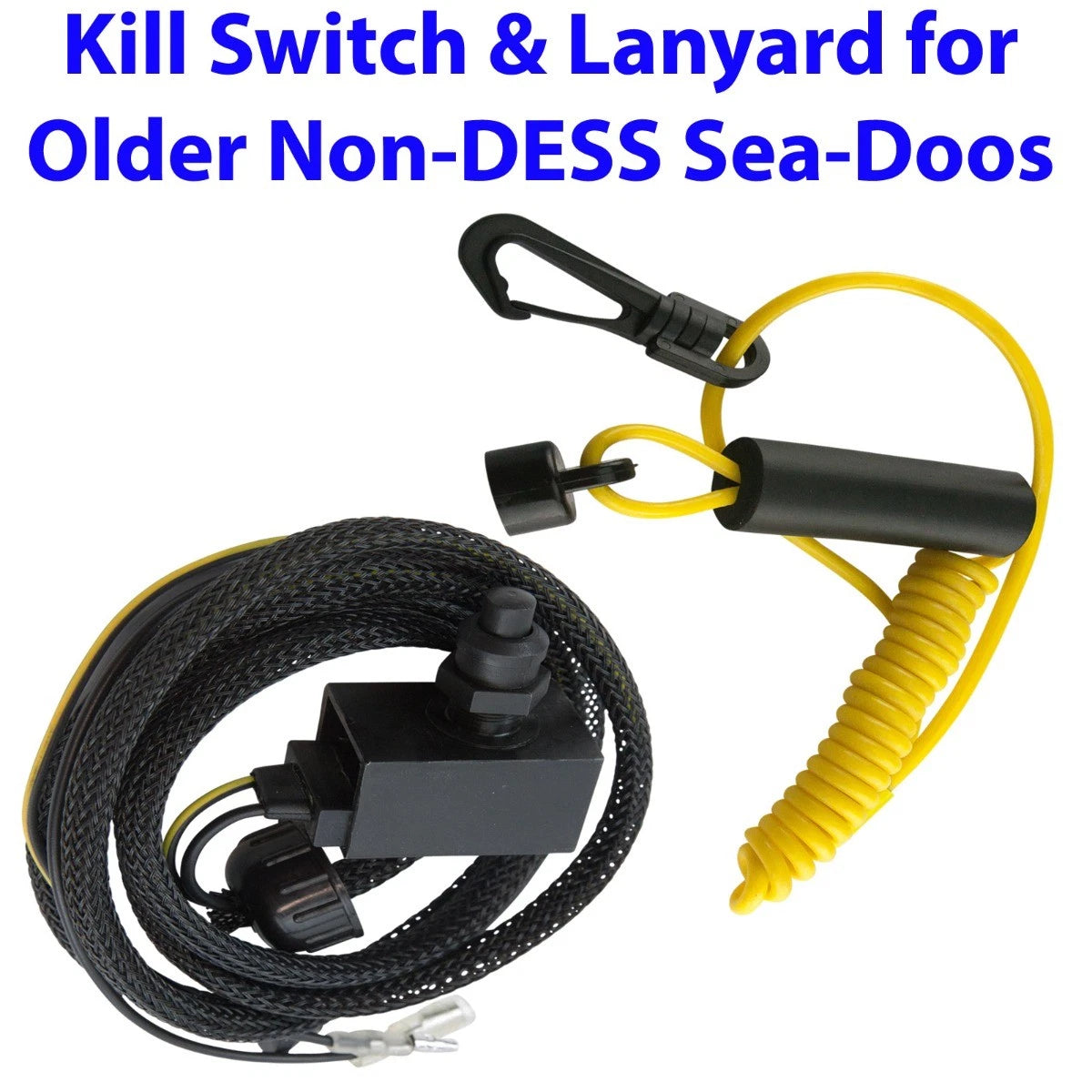 Safety Tether Kill Stop Switch Button for Sea Doo (1989–1996)