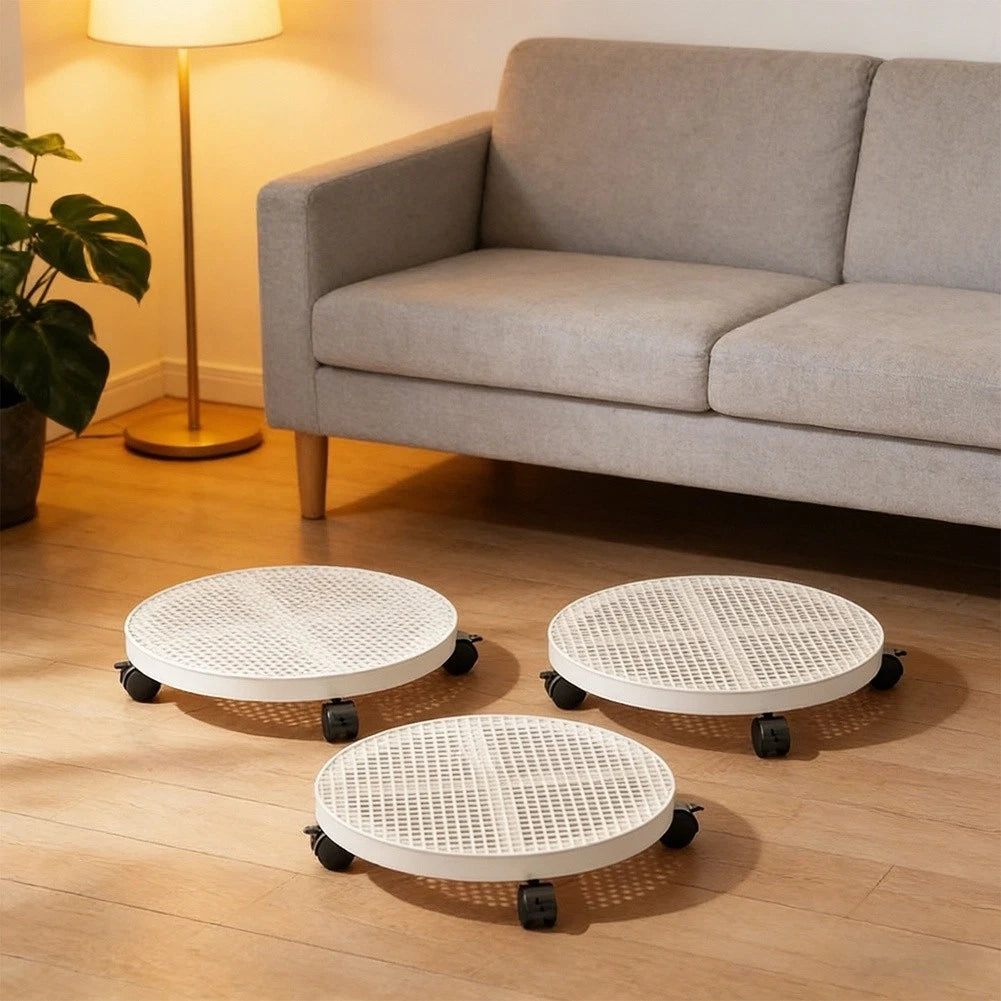 Iron Plant Rack with Wheels for Indoor Outdoor Display Use