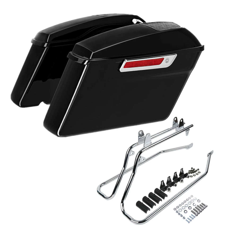 Hard Saddlebag 6x9" Speaker Lid & Conversion Bracket for Harley Fatboy (1984–2017)