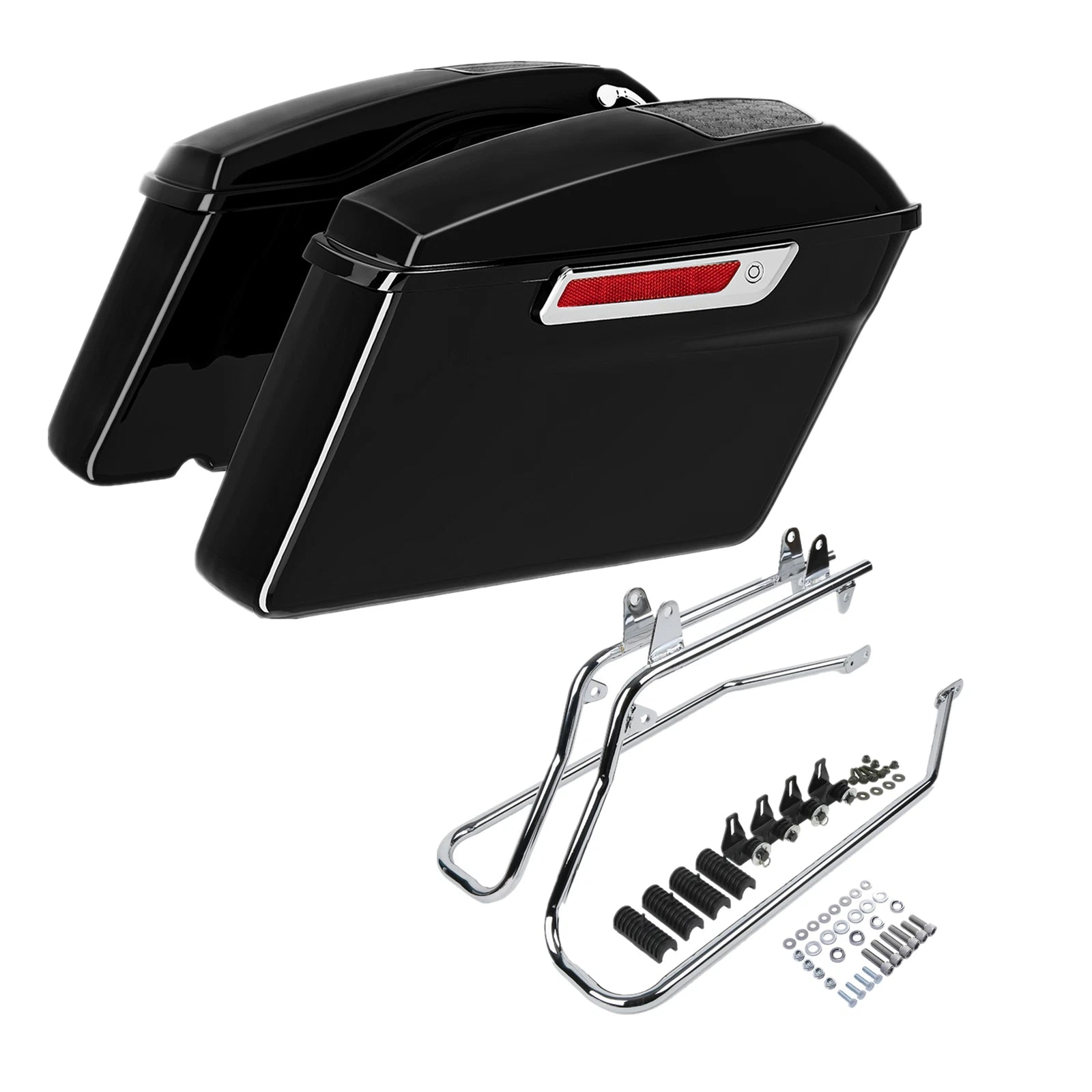 Hard Saddlebag 6x9" Speaker Lid & Conversion Bracket for Harley Fatboy (1984–2017)