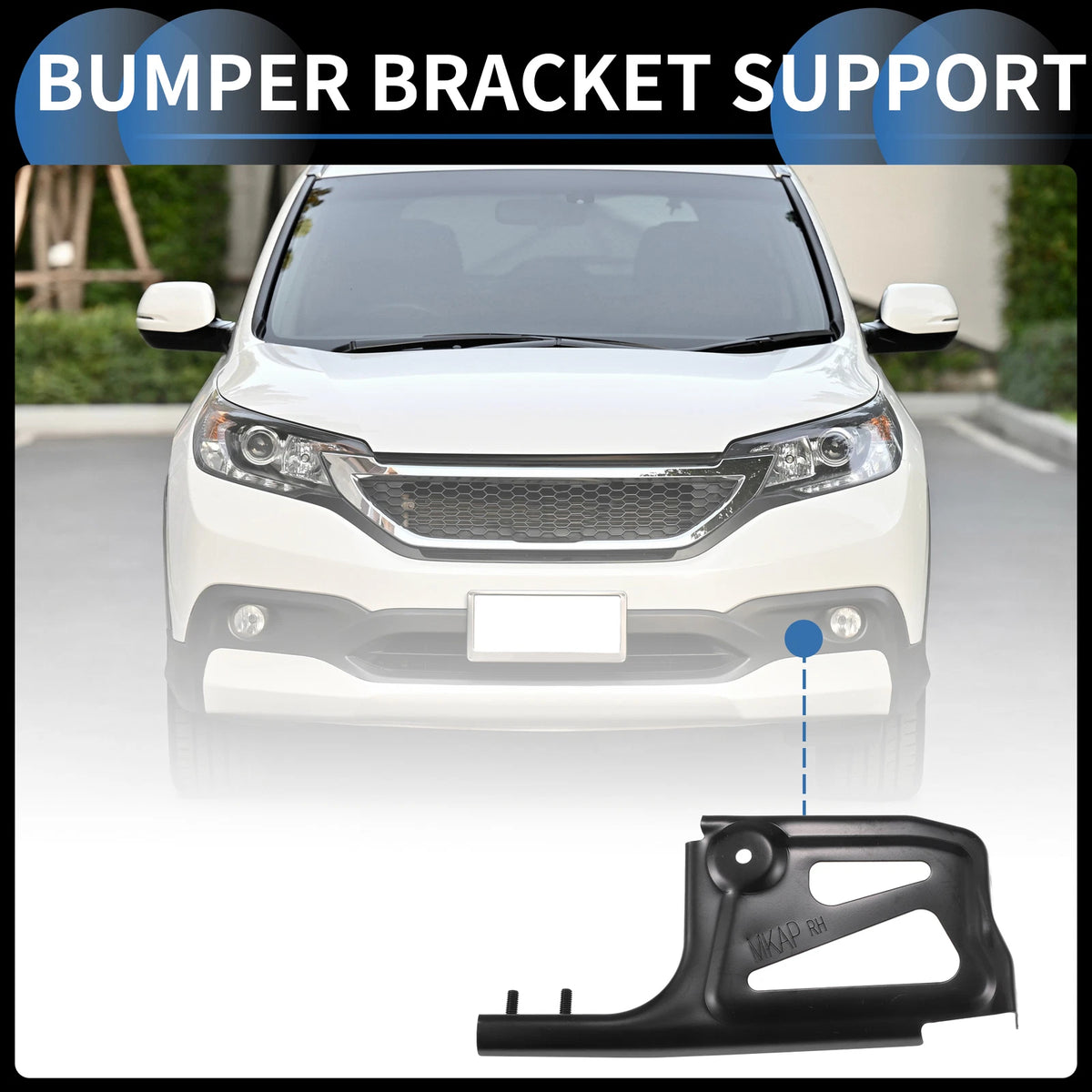 1 Pc Right Front Bumper Support Bracket No. 5327304040 for Toyota Tacoma (2015–2022)