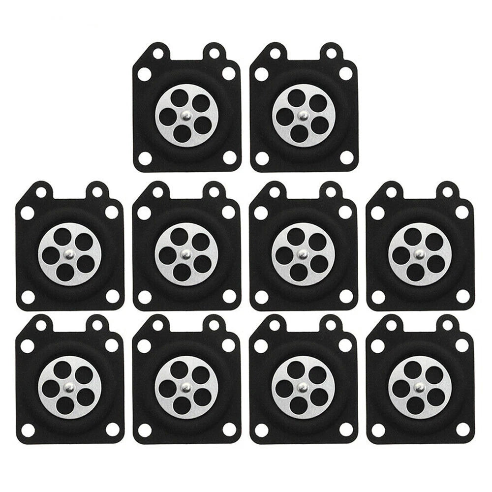 10Pcs Carburetor Metering Diaphragm Gasket for Walbro (95-526-9, 95-526)
