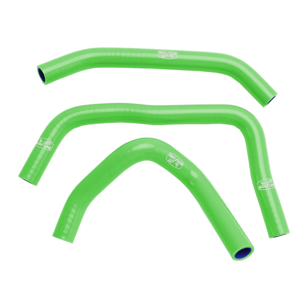 Silicone Radiator Coolant Hose Kit for Kawasaki ZX4R ZX-4RR (2023–2024) Green T9