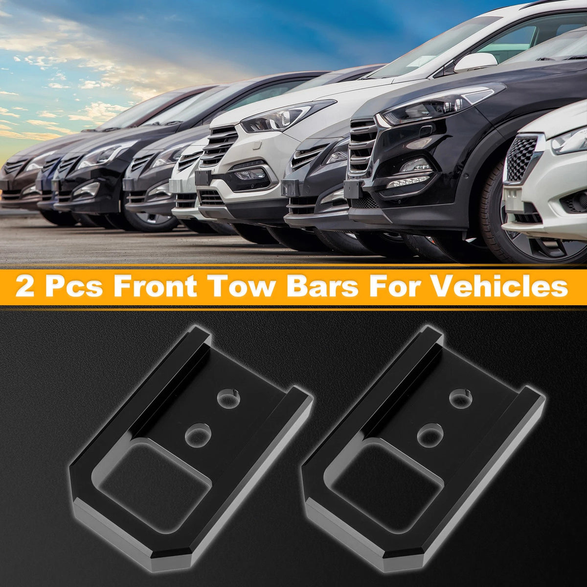 Tow Bars for Toyota Tacoma (2024–2026) Front Tow Hook Black