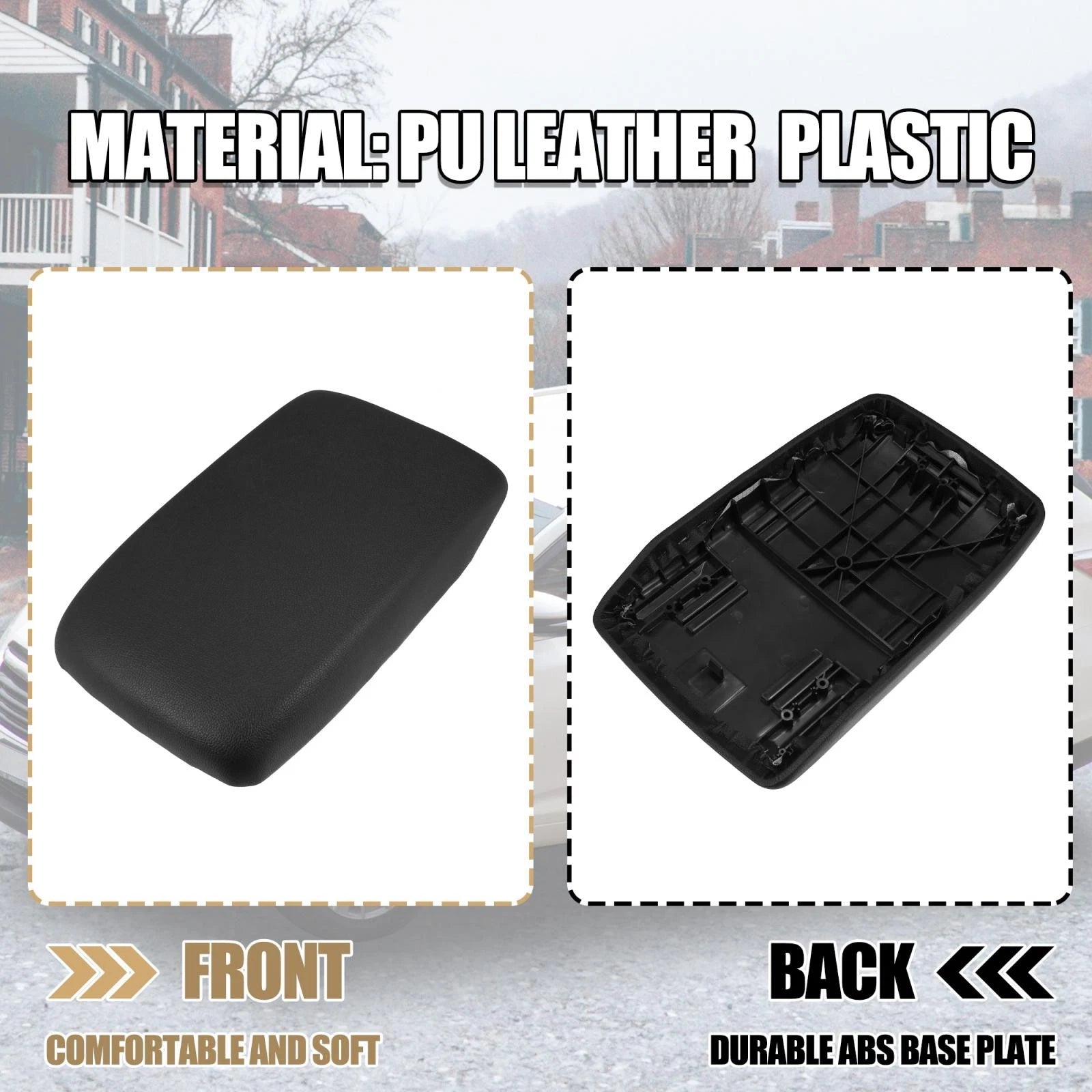 Center Console Cup Pad Cover Replacement for Toyota Highlander (2009–2013)