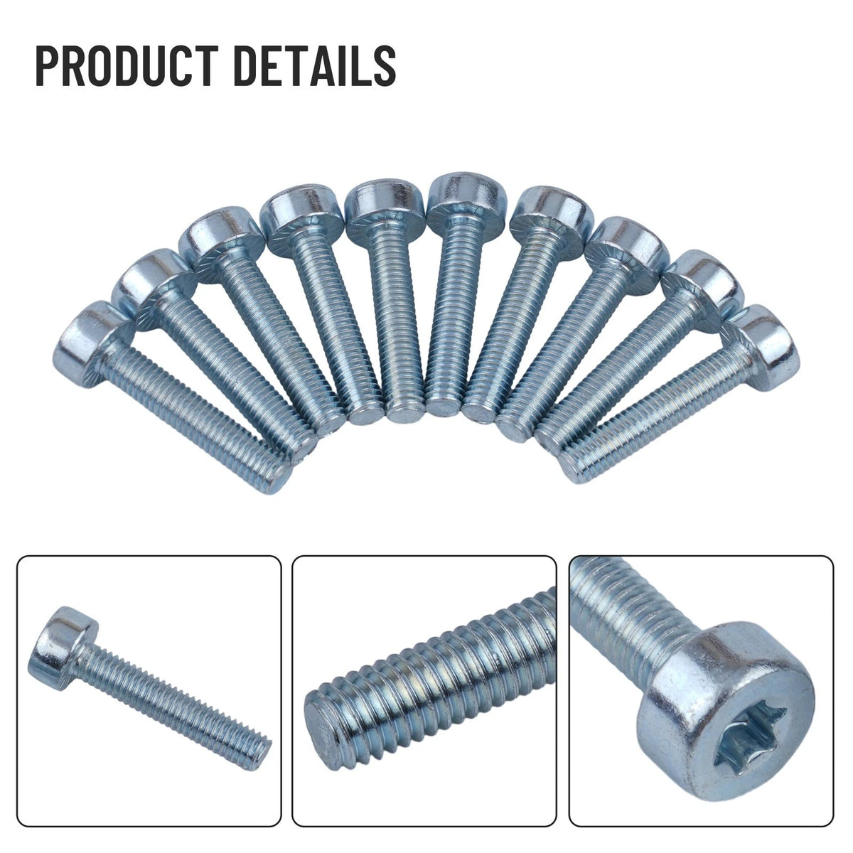 T27 Screw Lot - Set of 10 Pieces for Various Applications