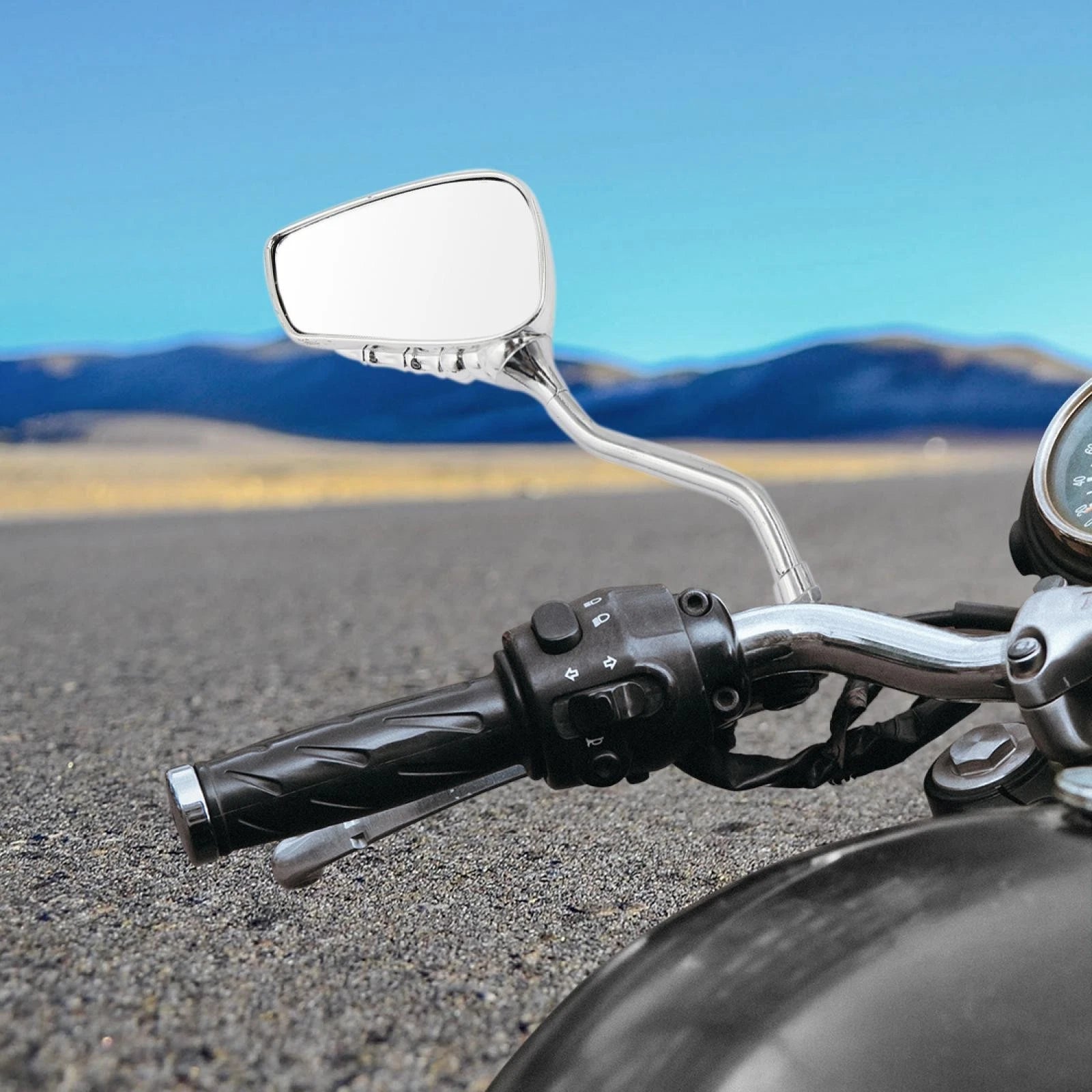 Rearview Mirrors Replacement for Street Cruiser Scooter Motorcycle (8mm) (2000–2000)