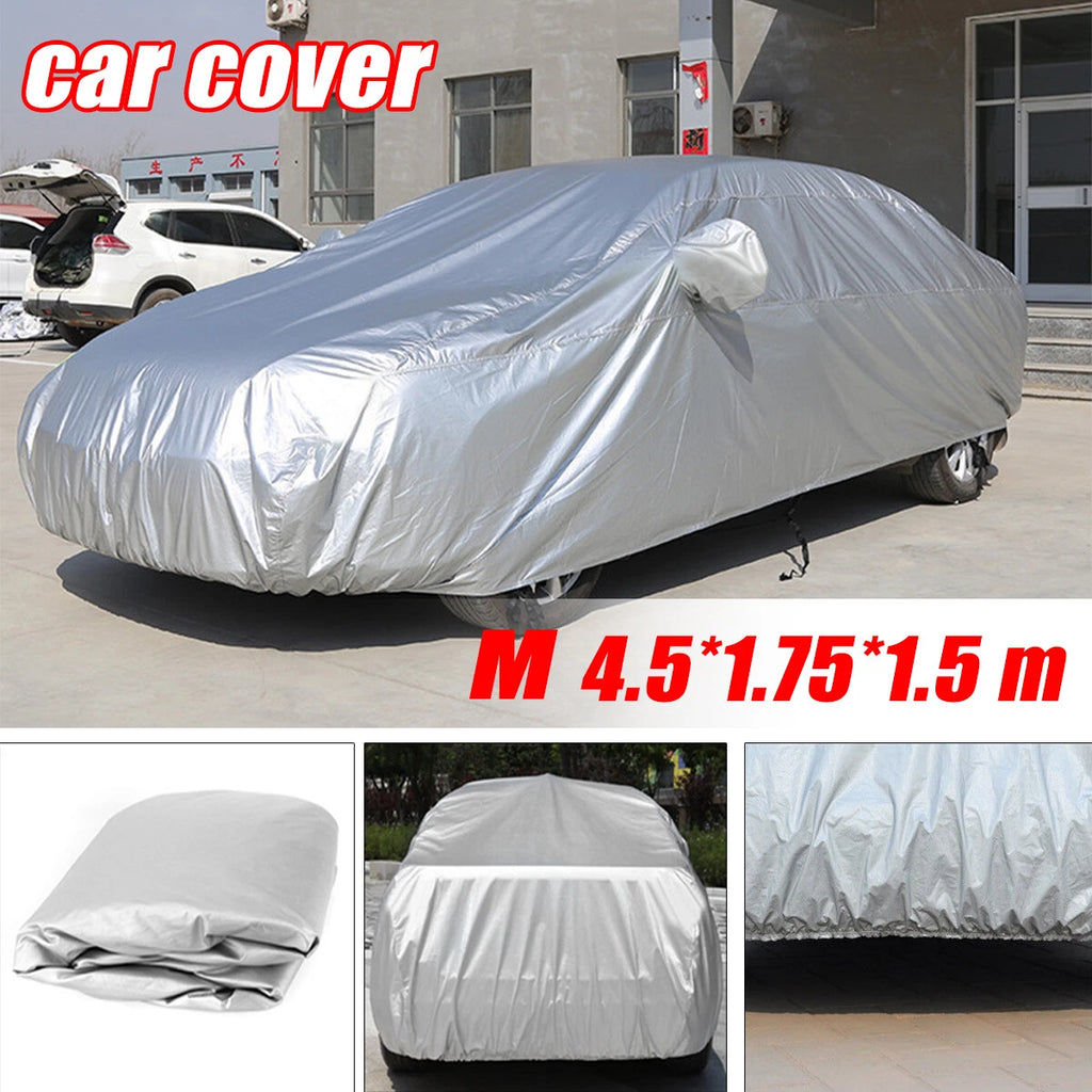Full Car Cover for M size Vehicles (Outdoor Waterproof UV Dust Rain Resistant)