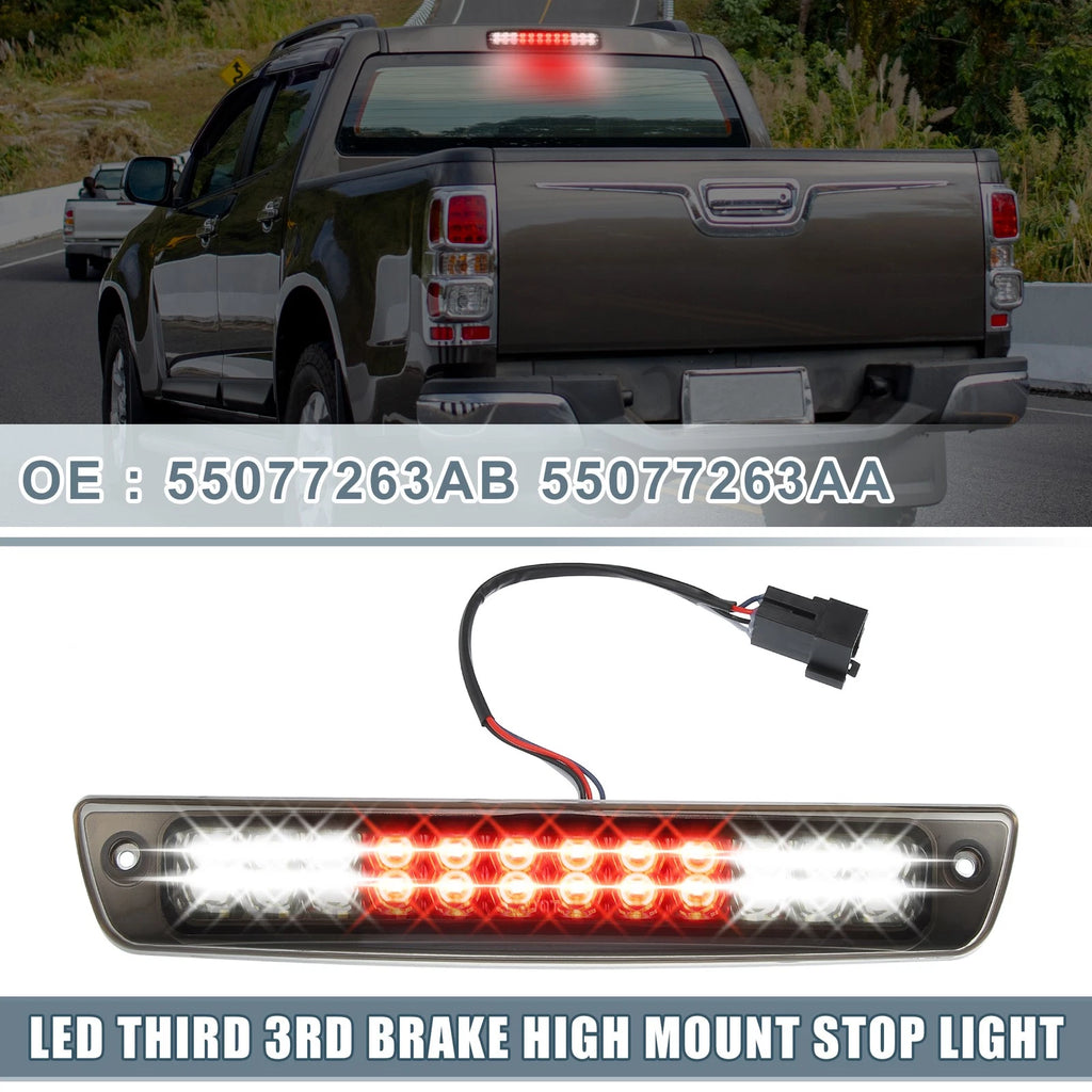 High Mount Stop Light Replacement for Dodge Chrome Tone with Smoked Lens (2019–2023)