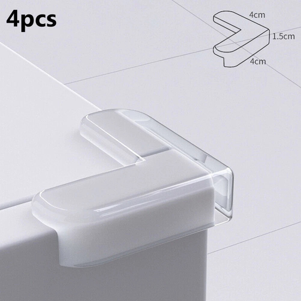 Set of 4 Corner Edge Covers for Cupboards and Decks