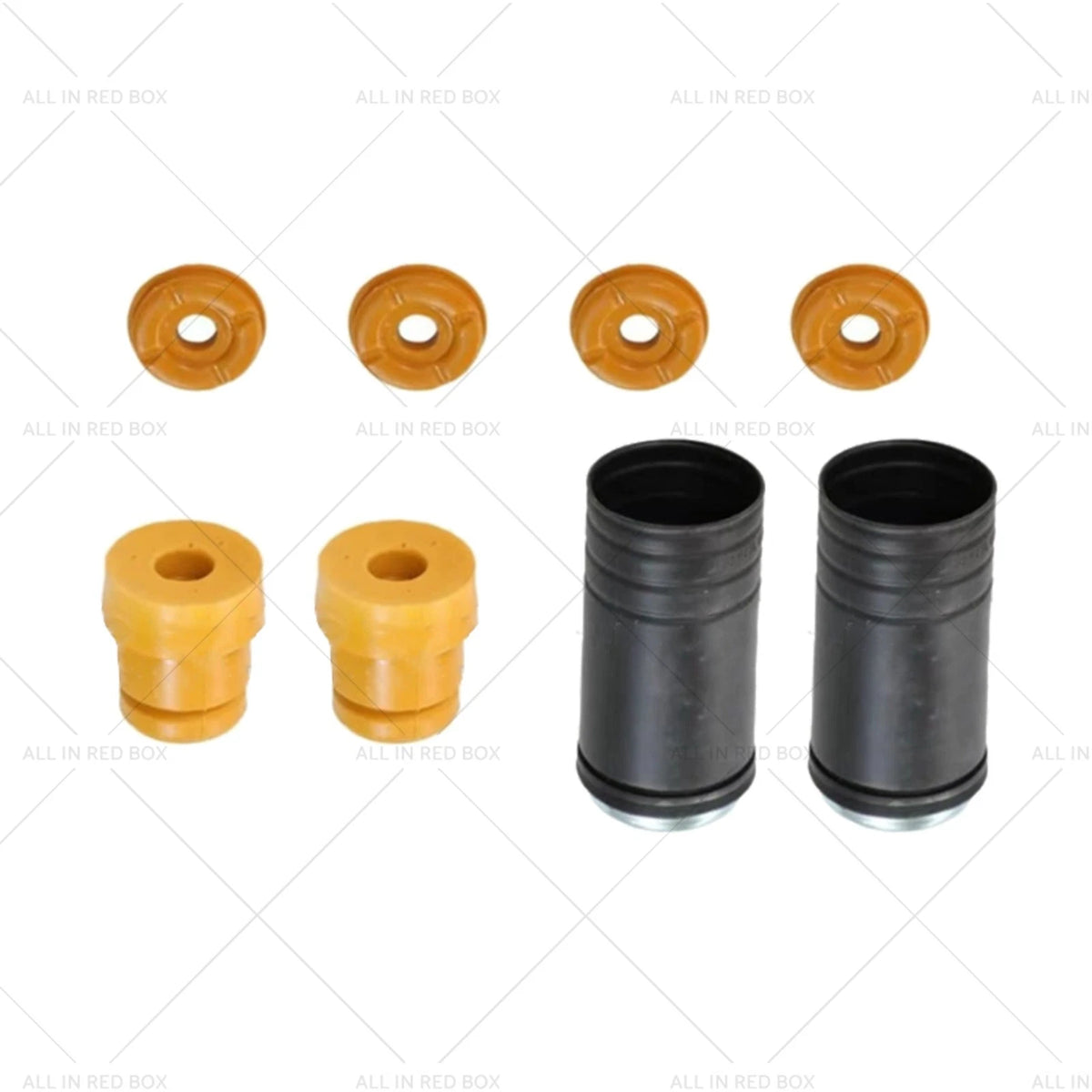 Pair Rear Bushing Bump Stop & Dust Cover for BMW X5 E70, X6 E71 (2007–2013)