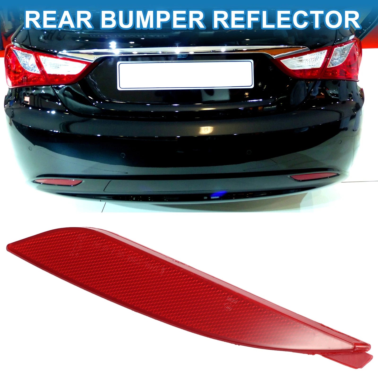 Rear Left Bumper Reflector Replacement for Hyundai Sonata 2011–2013