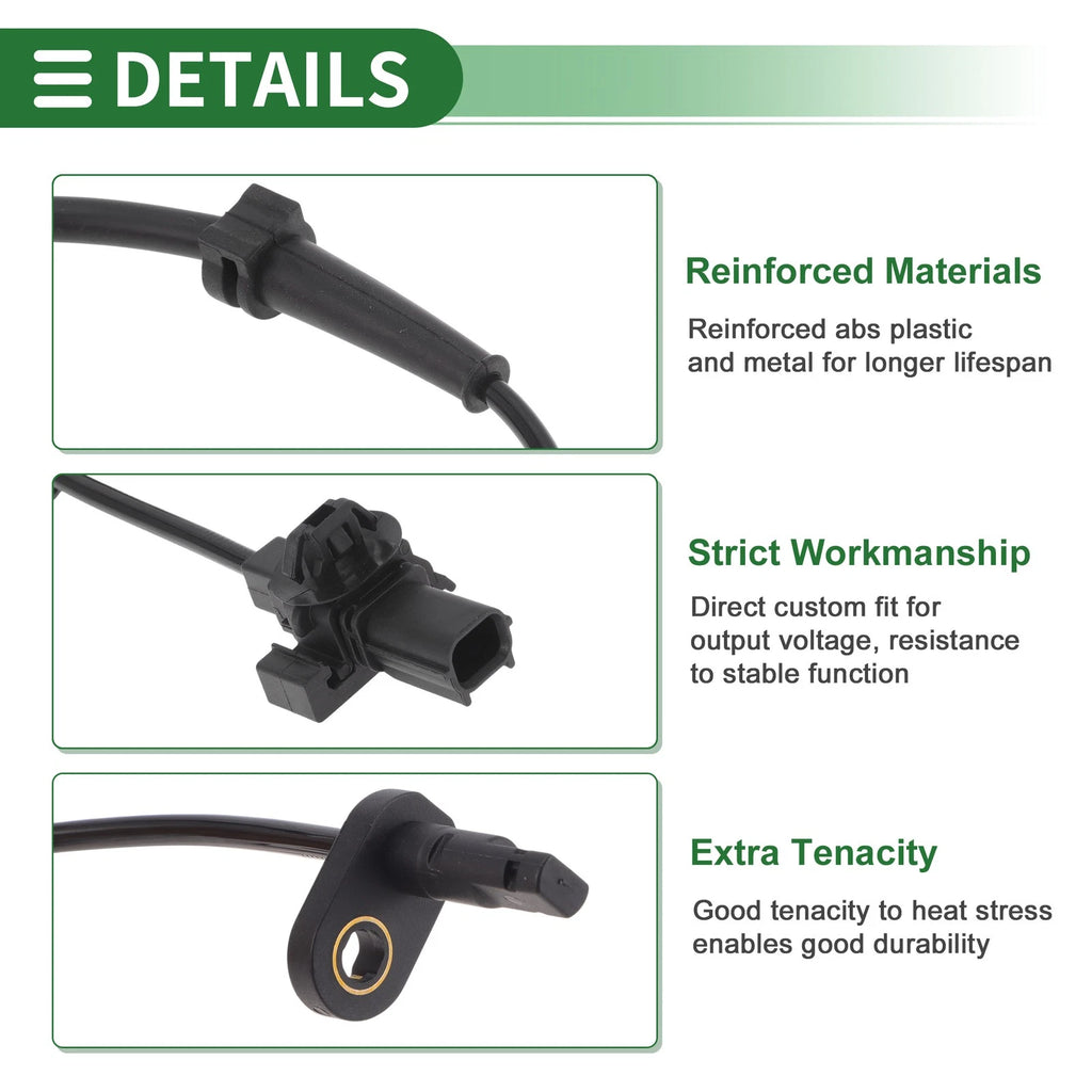 ABS Wheel Speed Sensor Front Right Replacement for Honda Jade (2015–2020)