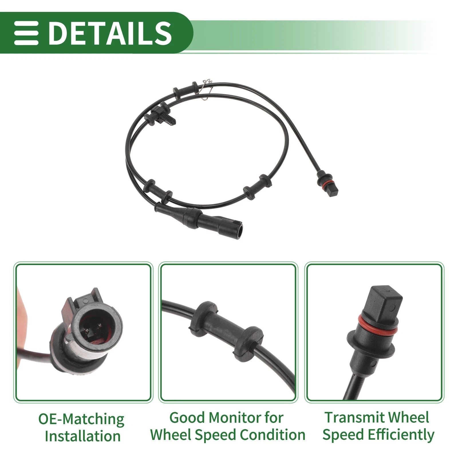 ABS Wheel Speed Sensor for Jaguar XF (2002–2015) No.C2D3410/C2D47189