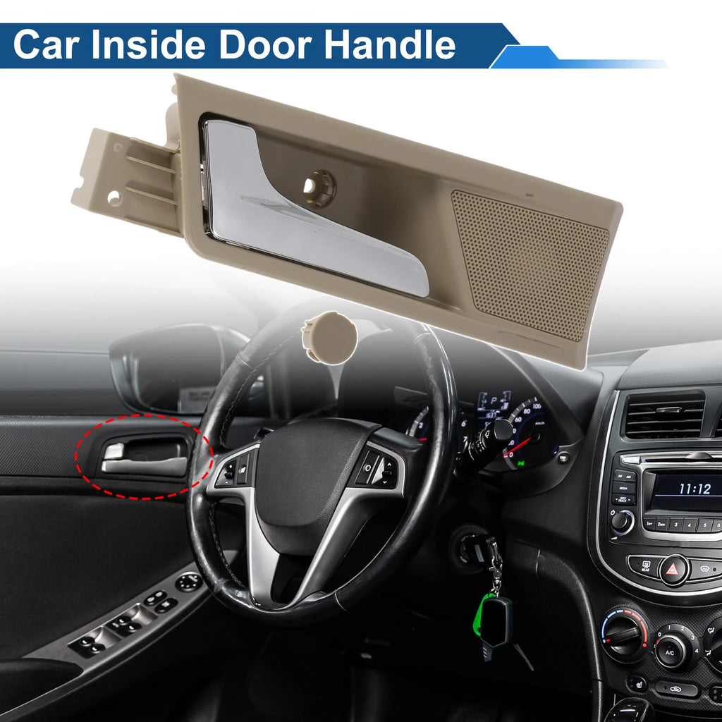 Front Passenger Side Interior Door Handle for Roewe 350 (2012–2015) Beige Chrome