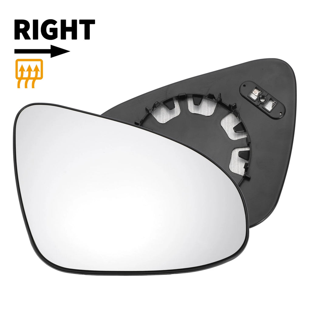 Right Side Mirror Glass with Back Heated for Toyota C-HR (2016–2023)