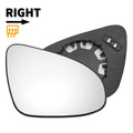 Right Side Mirror Glass with Back Heated for Toyota C-HR (2016–2023)