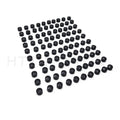 100 Piece Allen Socket Bolt Cap Dress Kit for Harley (Misc Hardware)