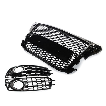 Front Bumper Grille Fog Light Cover for Audi A3 8P (2009–2012)