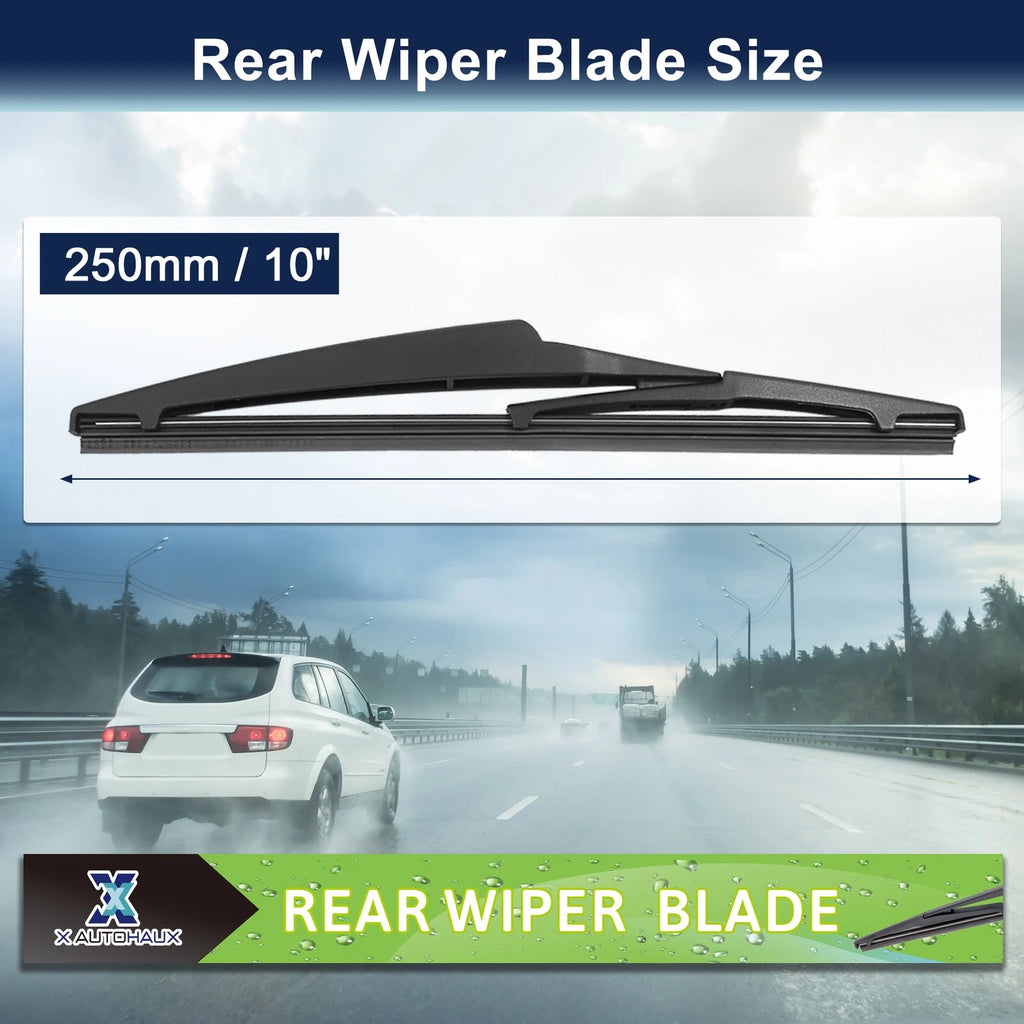 Rear Windshield Wiper Blade Replacement 250mm for Toyota RAV4 (2013–2025)