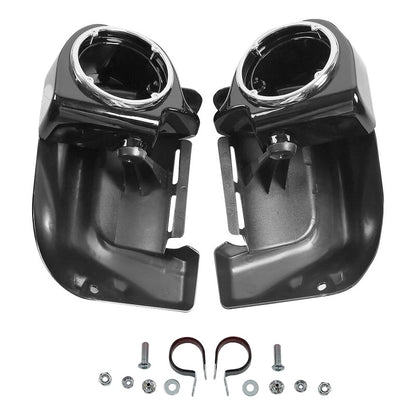 6.5" Speaker Pods + Lower Vented Leg Fairings for Harley Touring (2014–2023)
