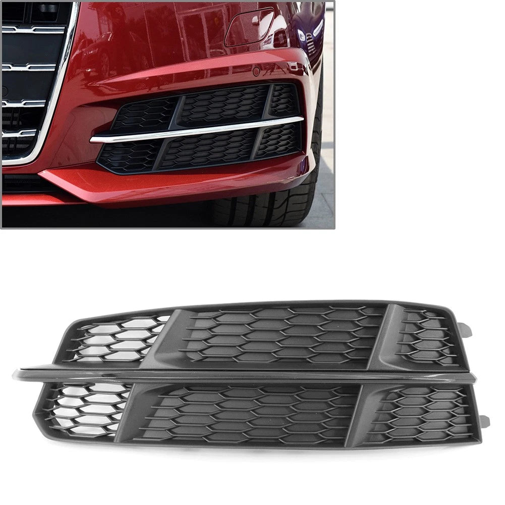 Fog Light Lamp Cover Grille Trim for Audi A6 C7 S6 (2012–2018)