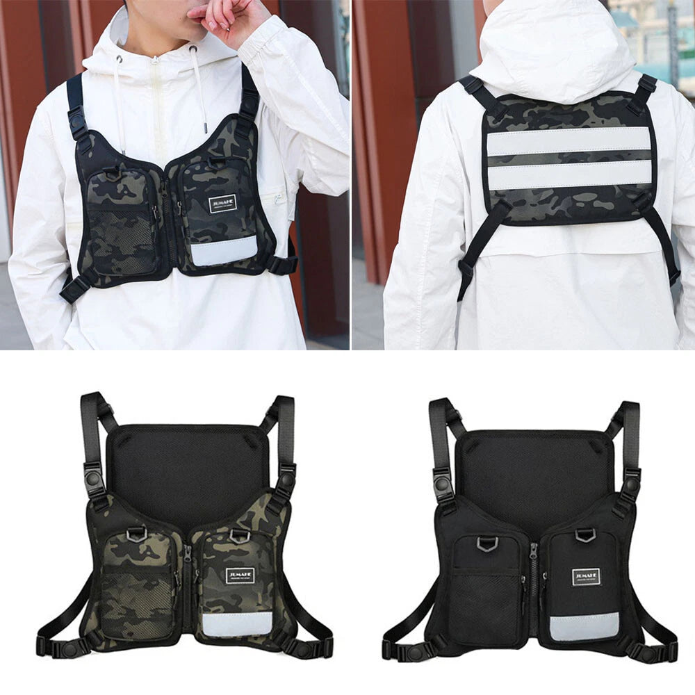 Tactical Chest Bag for Outdoor Use (Fashion Hip Hop Vest)