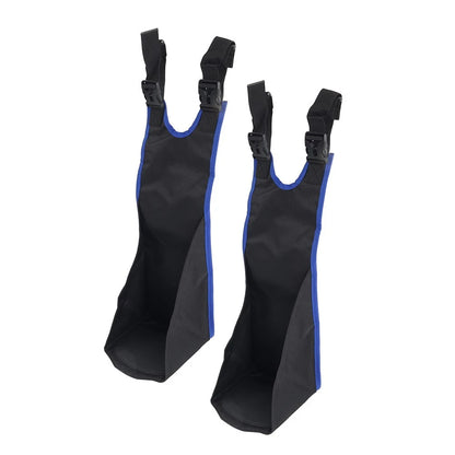 2Pcs Universal Adjustable Foldable ATV Rear Passenger Seat Footpegs