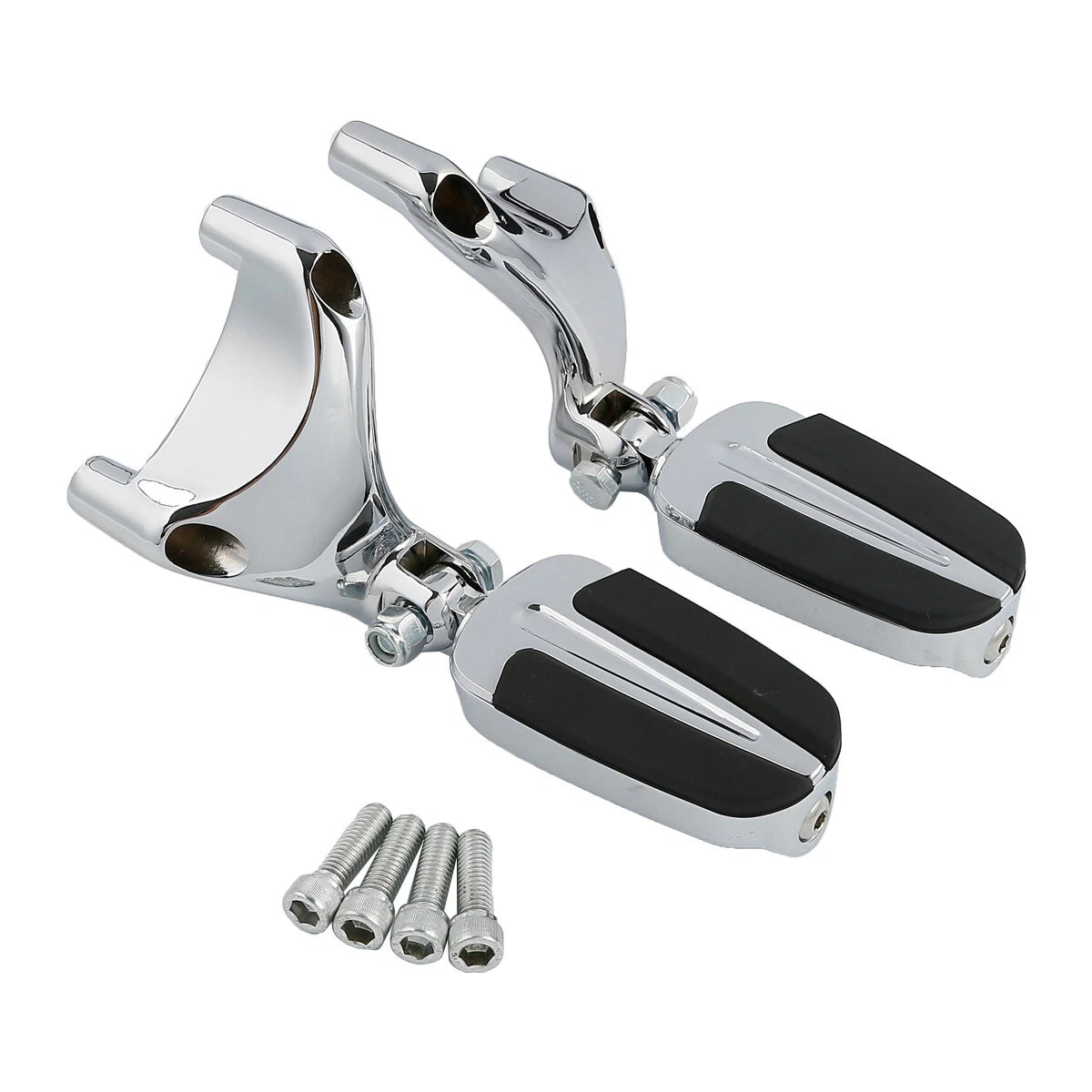 Chrome Passenger Footpegs for Harley Sportster 1200 883 (2004–2013)