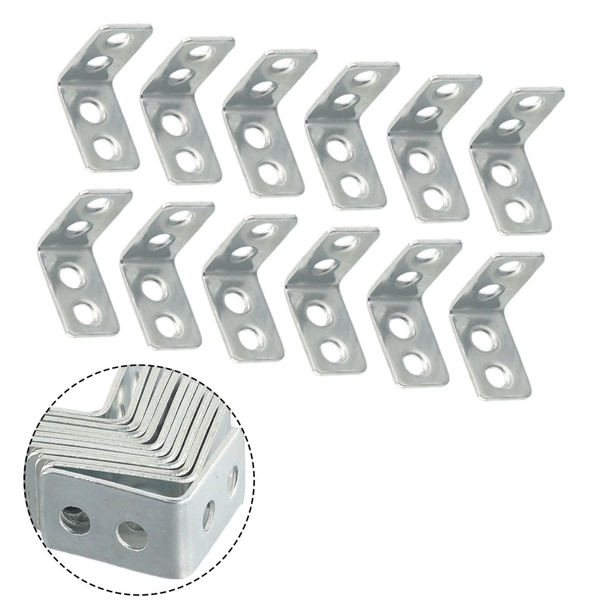 L-Shaped Shelf Bracket for Bookshelf Drawer (152525mm)