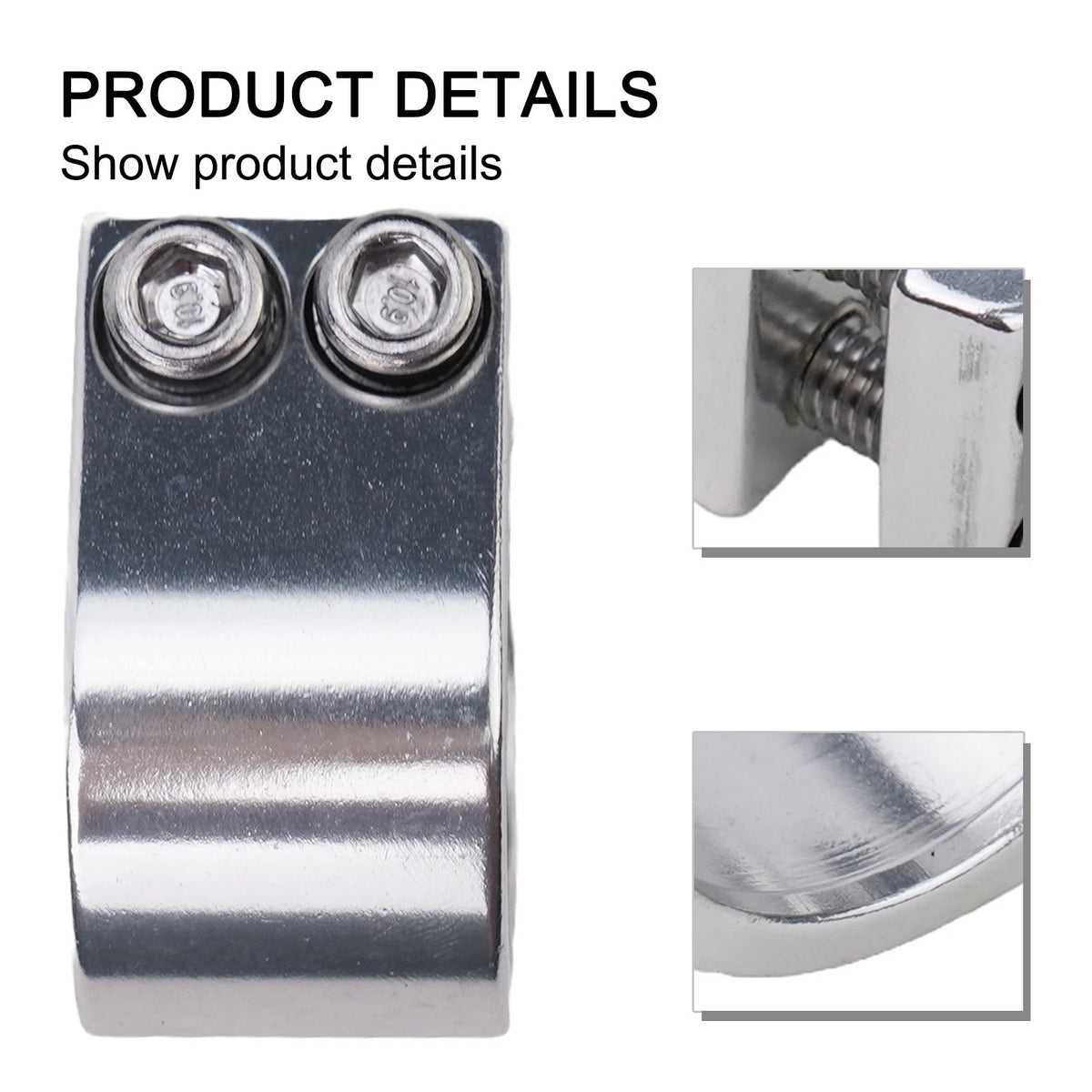 Double Bolt Design Seatpost Clamp for Old School Bikes (31.8mm Diameter)
