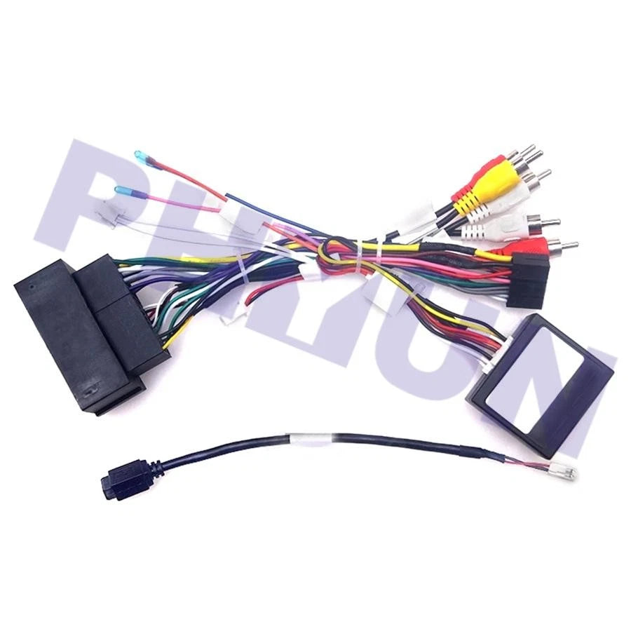 16pin Android Wiring Harness & Canbus Box for Jeep Cherokee Compass (2017–2023)