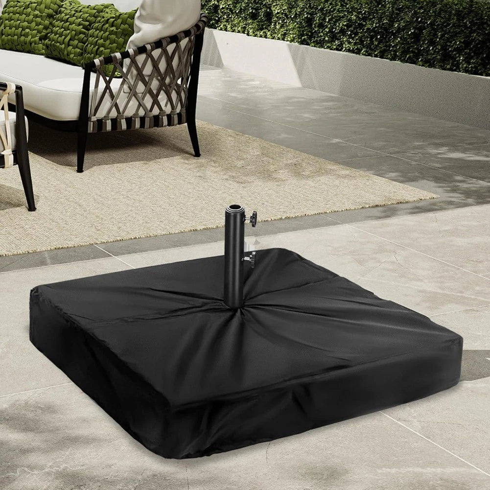 600D Oxford Fabric Patio Umbrella Base Cover for Windy Days Protection