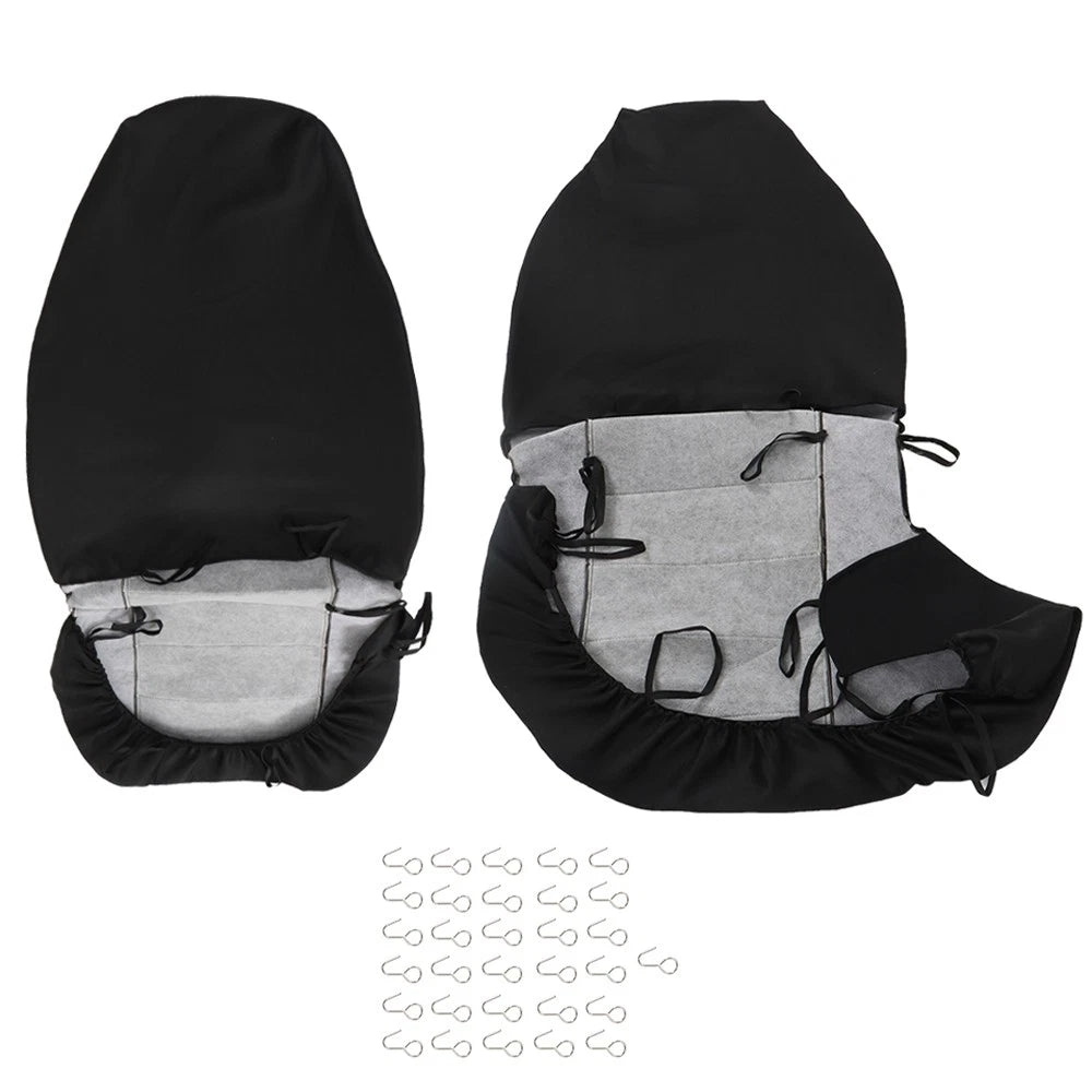 Car Seat Covers for Ford Ranger (1998–2003) 60/40 Black/Silver High Back