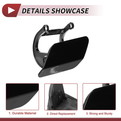 Front Left Washer Nozzle Cover Cap No. 51117335053 for BMW 740i (2013–2015) Black