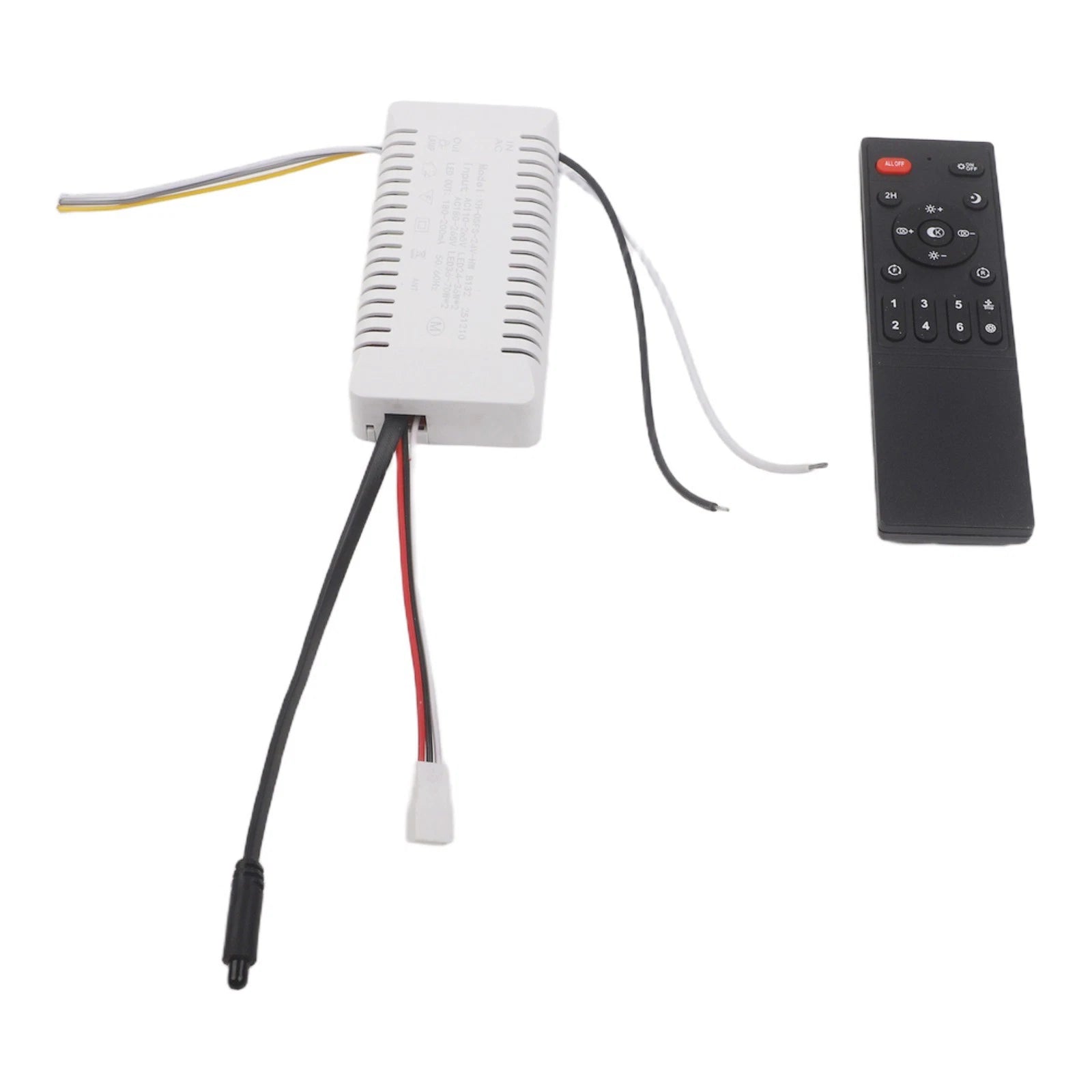 Fan Light Remote Control for Universal Use (6 Speeds, Easy Reset)