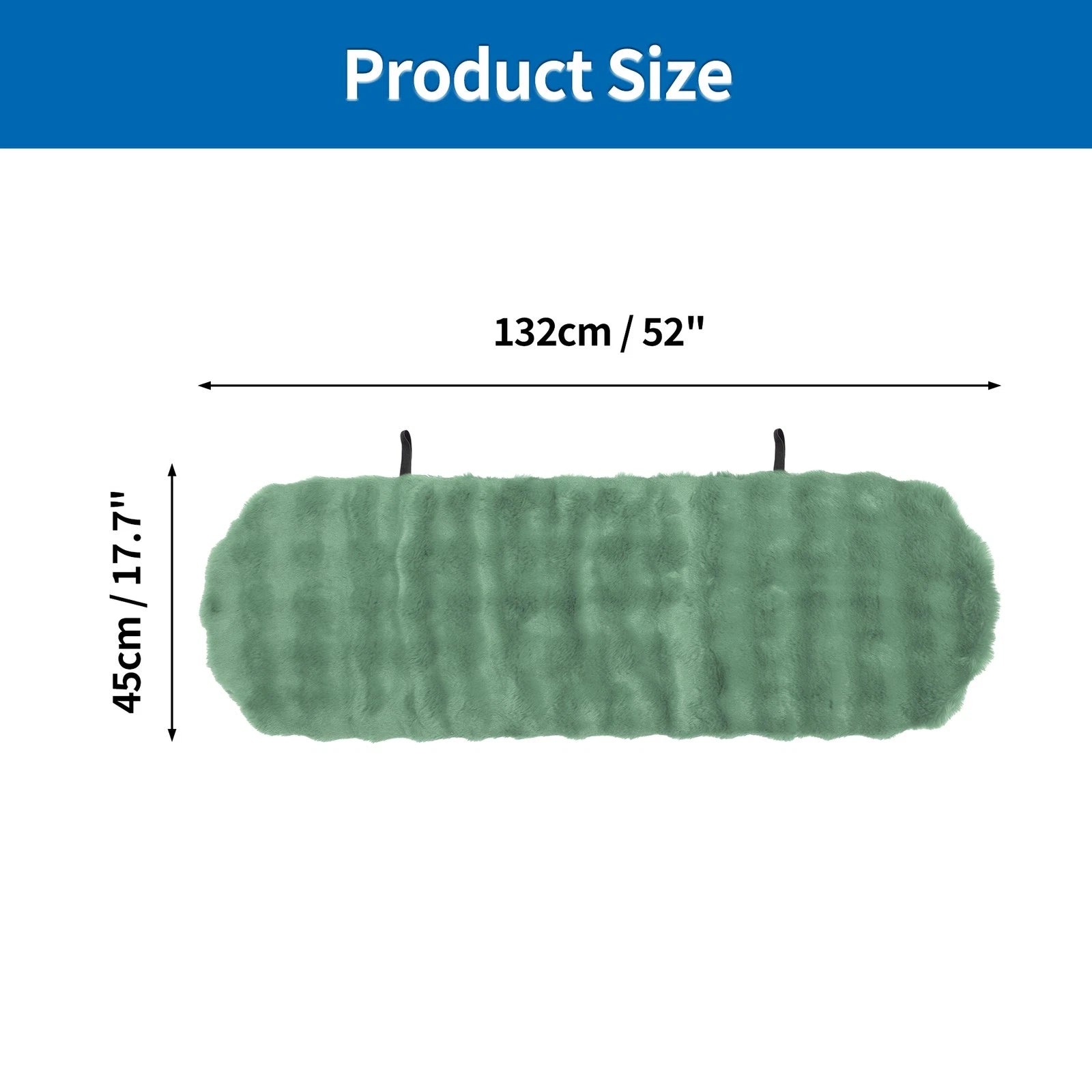 Back Seat Cover for - Bubble Fleece Mat Protector