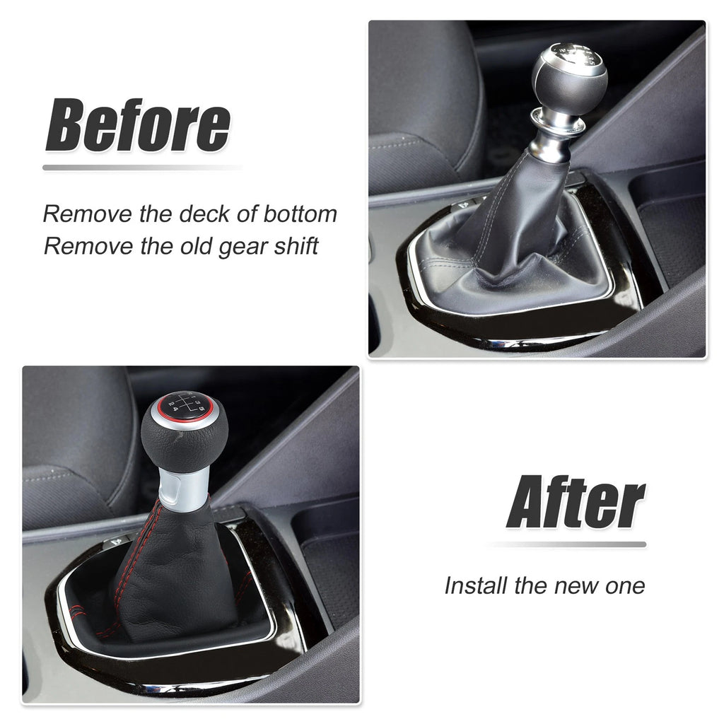 5 Speed Gear Shift Knob for Audi A3 8L Manual 2000–2003 Black